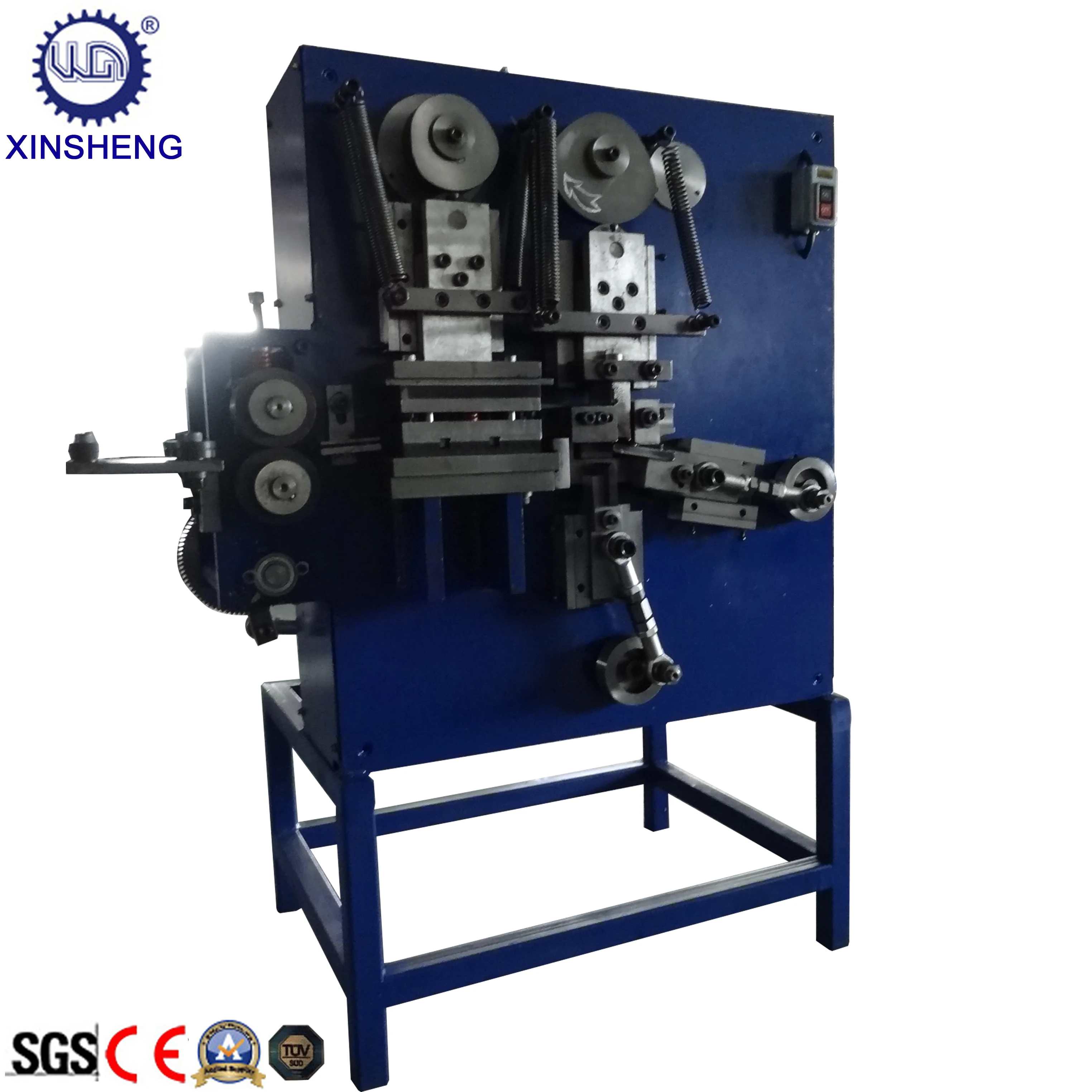 Automatic PET PP Strip Forming Packing Strapping Clip Machine metal Seal making machine
