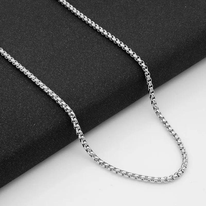40Mm-100Mm New Delicate Round Adjustable Simple Fashion Charm Titanium Steel Gilded Snake bone Chain For Women  Man