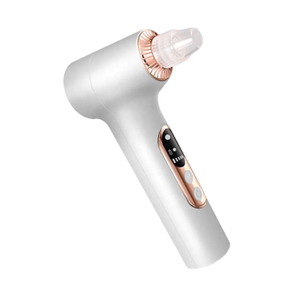 Factory Low Price Blue Light Therapy Face Skin Care Mini Hot Compress Vacuum Blackhead Remover Hydra Hydro Oxygen Facial Machine