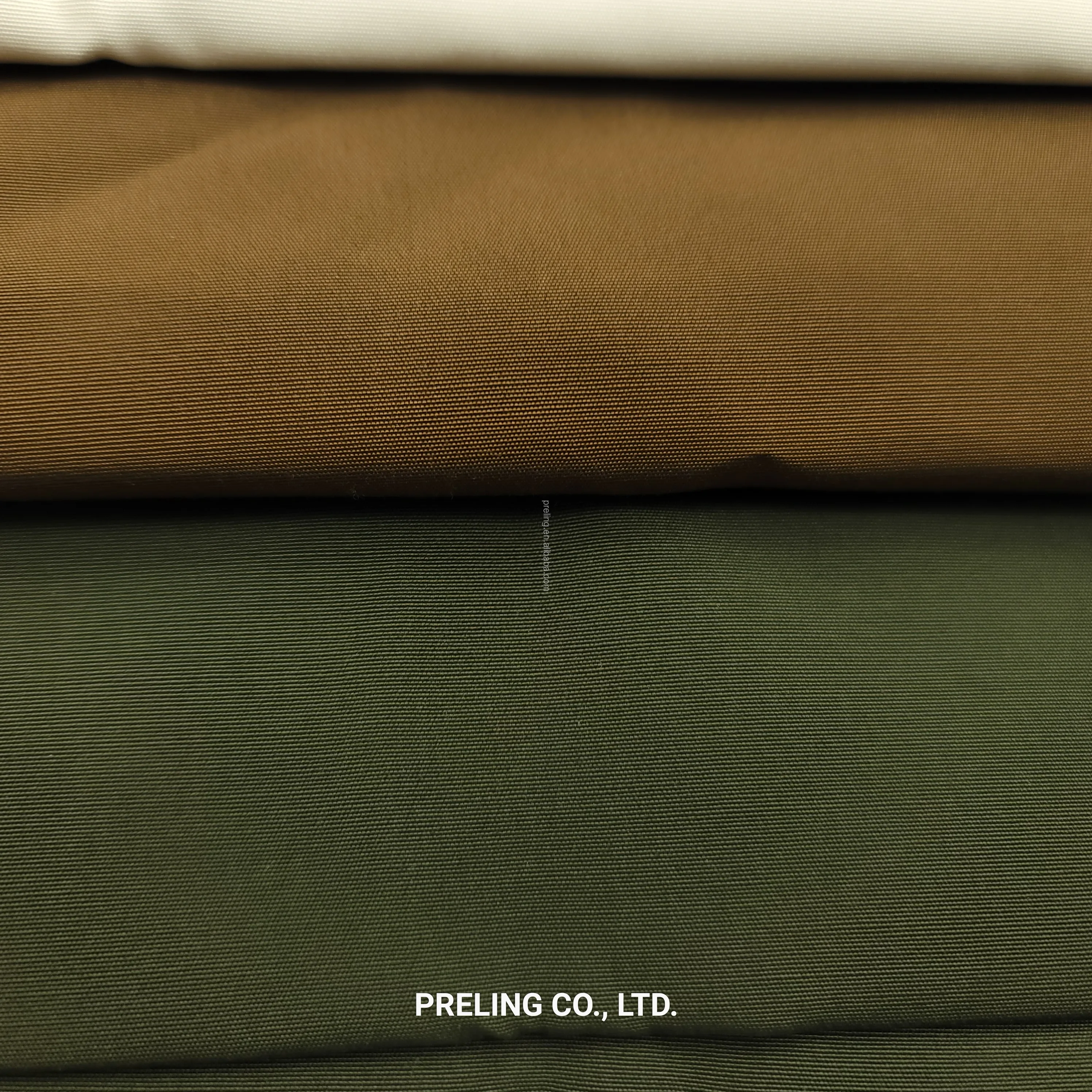 Cotton feel polyester 150D*21S spun yarn plain for down coat jackets