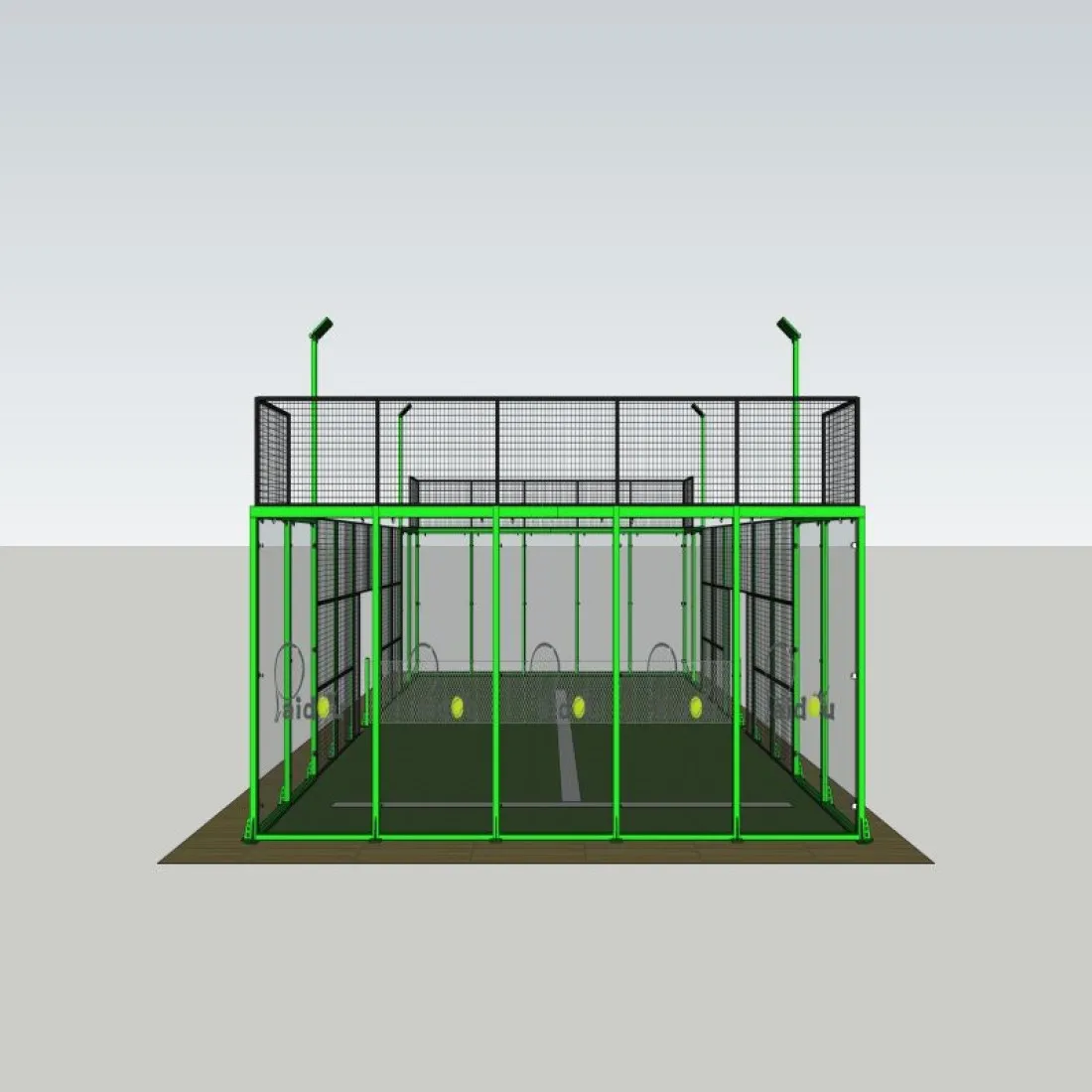 artificial turf for padel tennis court vidrio templado padel court