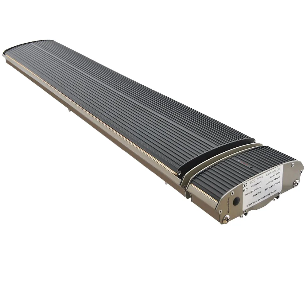 JHheatsup 2400W IPX4 Smart Remote Control Outdoor Far Infrared Ceramic Heater For Bar