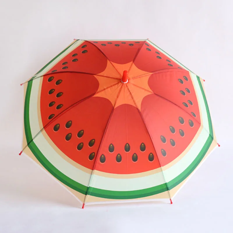 2021 Cute Fruit Printing Umbrella Children Umbrella Creative Kids Umbrella