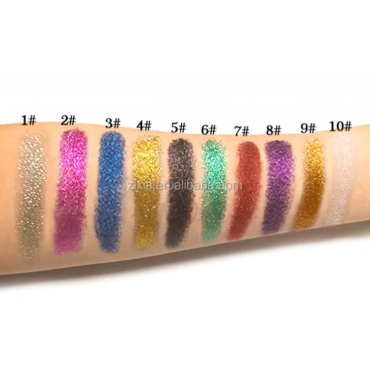 2019 Wholesale glitter dust makeup eyeshadow pigment loose powder golden rose cosmetic private label high pigment makeup