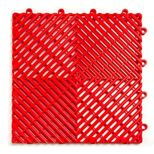 Modular Floor Tiles Anti Slip PP PVC SPC Flooring Mats Interlocking Garage Floor Tile For Car Detailing Workshop Garage