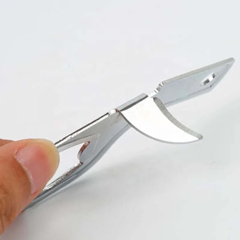 Free Sample Customized Shotgun Silicone Bottle Opener Stainless Steel Beer Push Down Bottle Opener