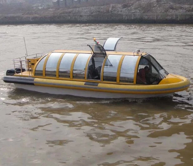 Grandsea 11.5m 40 Passenger Yellow Color Water Taxi Boat for sale