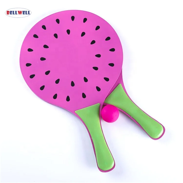 Bellwell Beach Games Wooden Beach Tennis Racket