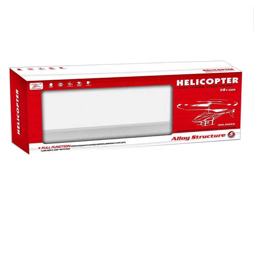 H002 Remote Control Helicopter 3.5CH RC Flying Helicopter Toy With Gyro & Lights For Adults and Kids