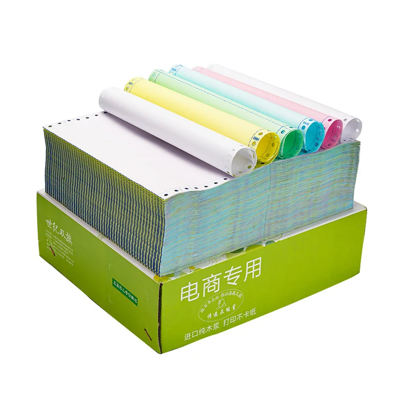 Sunkey печать на заказ A4 Ncr безкарбоновая копия НЕПРЕРЫВНАЯ КОМПЬЮТЕРНАЯ бумага в листе для счета-фактуры