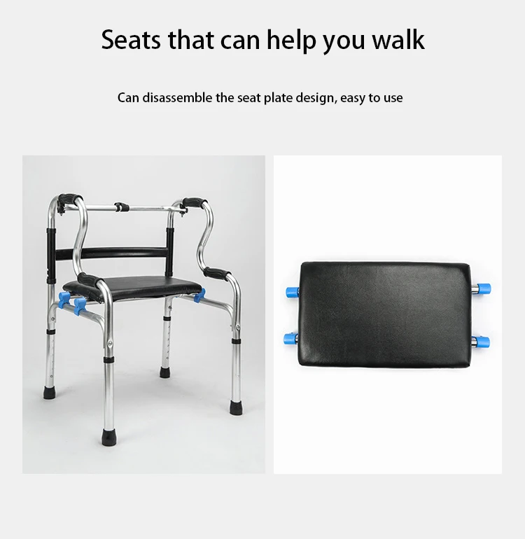 Hot Selling Stability Elderly Orthopedic Post-surgery Therapy Recovery Rehabilitation Gait Assistance Quad Cane Mobility Aids