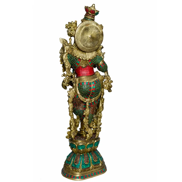 Radha Krishna Statue Great For The Religious And Cultural / Decoration | A High Quality Brass Statue