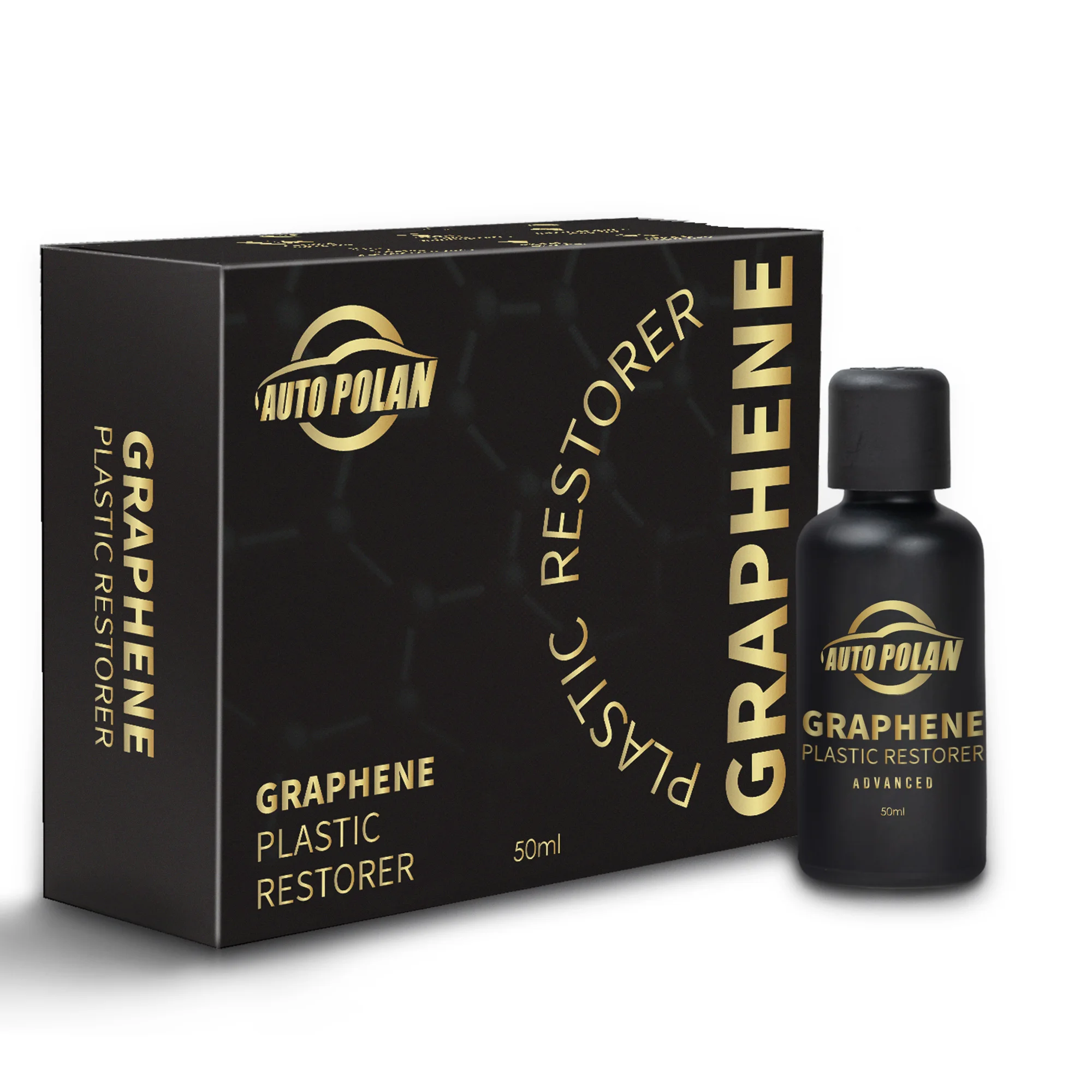 Car Plastic Restorer for Cars & More Bring Plastic and Rubber and Vinyl Back to Life Friendly Black Trim Restorer
