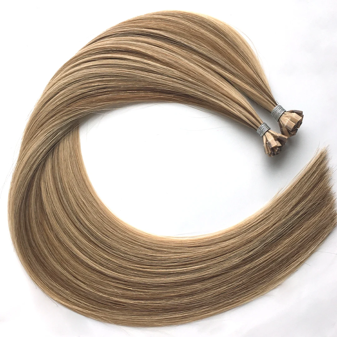 Salon Quality Factory Price European Hair Extension Hair Waterproof Double Drawn K Tip Keratin Russian Hair