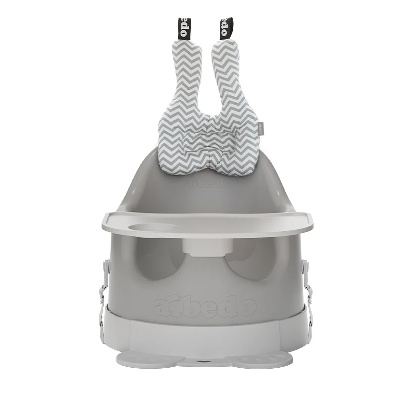 Upseat Baby Floor Seat Booster Chair for Sitting Up with Removable Tray for Meals and Playtime