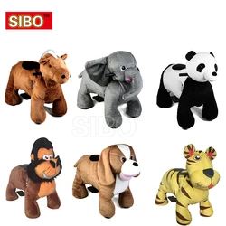 Hot Selling  Animal Scooters Electric Ride on Toy Music Plush Zoo Animals Ride for Shipping Mall