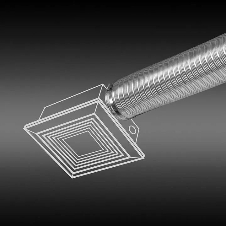 Dryer Vent Kit Semi Rigid Aluminum Flexible Air Duct Connector for Dryer Venting