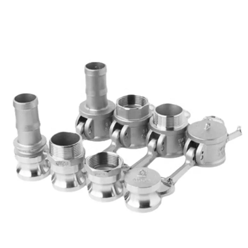 Stainless Steel Type A/B/C/D/E/F/DC/DP Camlock Couplings Quick Investment Fittings with Attractive Box Packaging