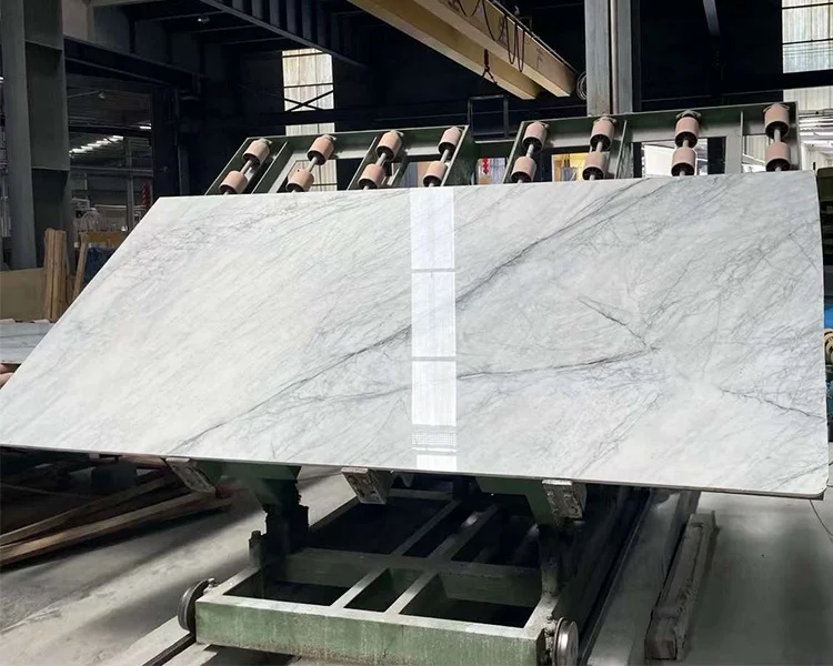 Italy Style Milas Lilac Himalayas White Marble Slab For Interior Bathroom Living Room Floor And Wall Feature Wall