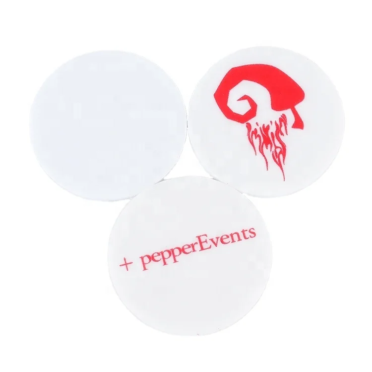 PLA Bio plastic Token ECO-friendly Biodegradable material coin custom logo and shape