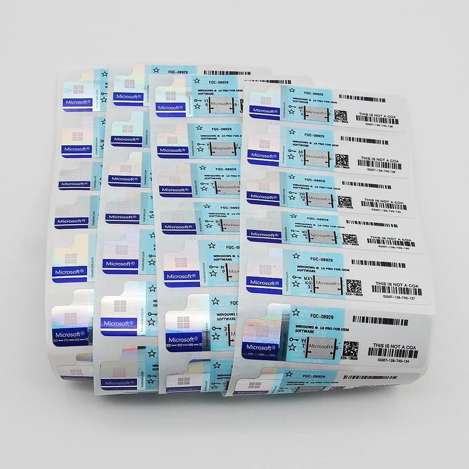 
 2021 самый популярный стикер для Microsoft windows 10 pro 100%, лицензия на онлайн активацию, компьютерная система, стикер для ключей на windows 10  