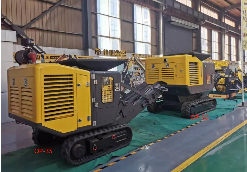 MONDE  jaw mobile crusher OP-50  with cheap price