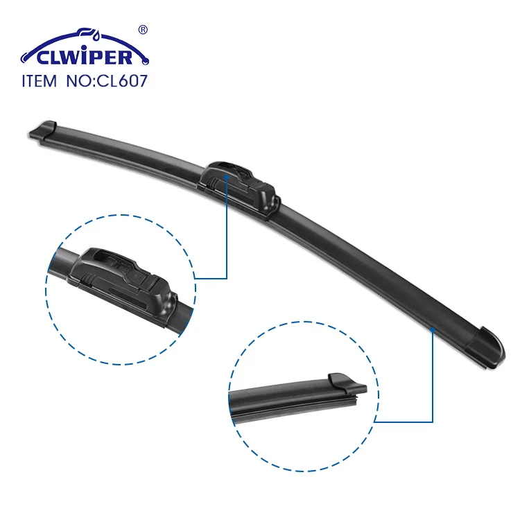 CLWIPER Accepted Customized Universal Soft Wiper Blade For 95% Universal Cars