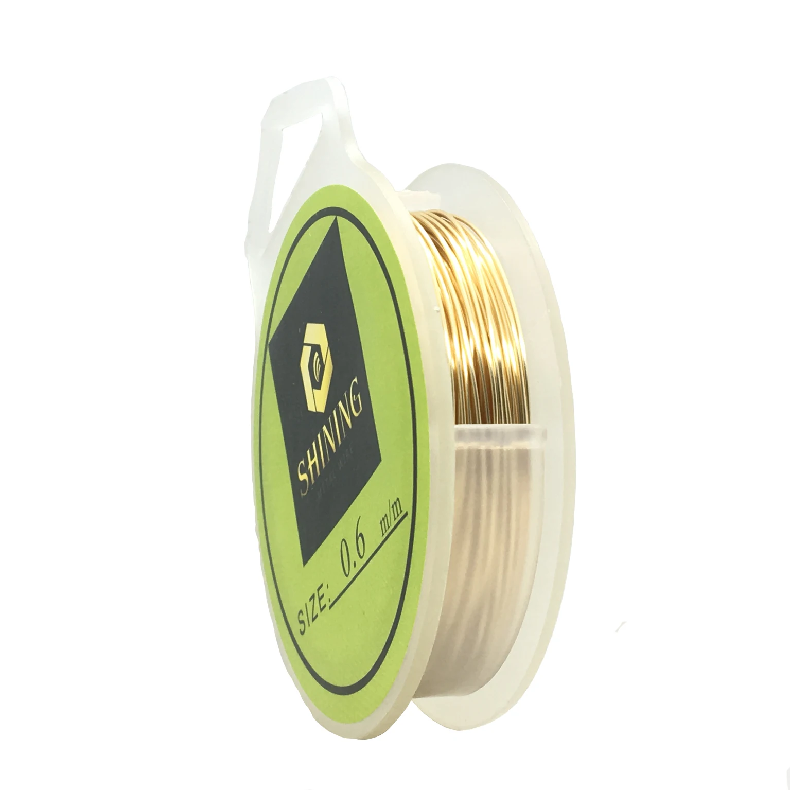 Wholesale Amazon DIY Jewelry Accessory 24K Gold Copper Wire For Beading Accessories Customized Shaft And LOGO