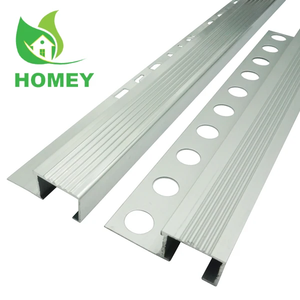 
flexible vynal stairs nose aluminium with pvc insert strip aluminum stair nosing for carpet 