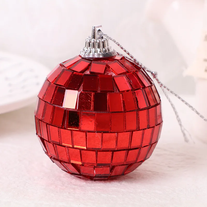 Disco Mirror Balls 3-80cm Gold Silver Red Green Blue Glass Ball For Christmas New Year Party Decorations