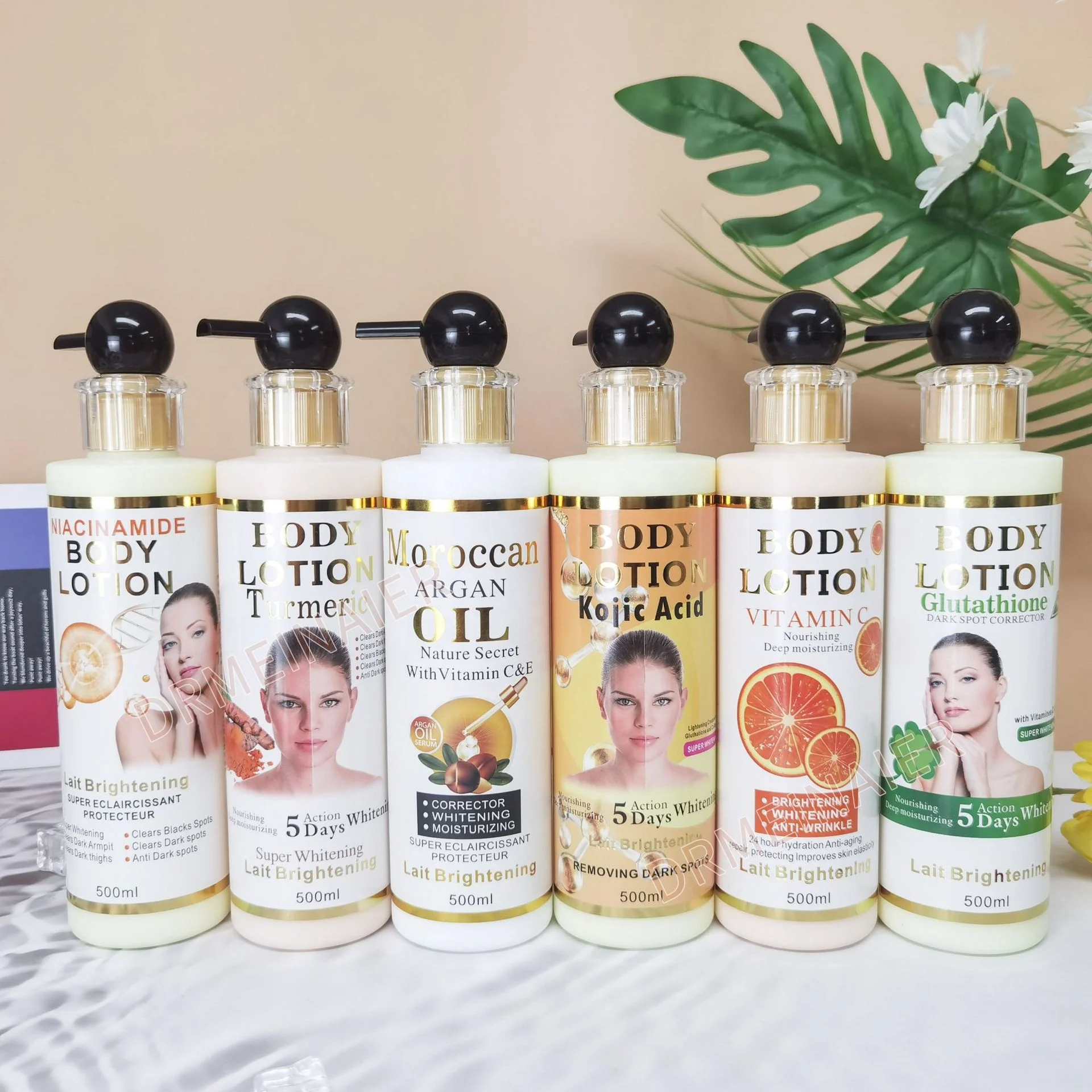 Body Skincare Vitamin C Cream And Collagen Vegan Body Lotion Moisturizing Non-greasy Whitening Body Lotion Wholesale