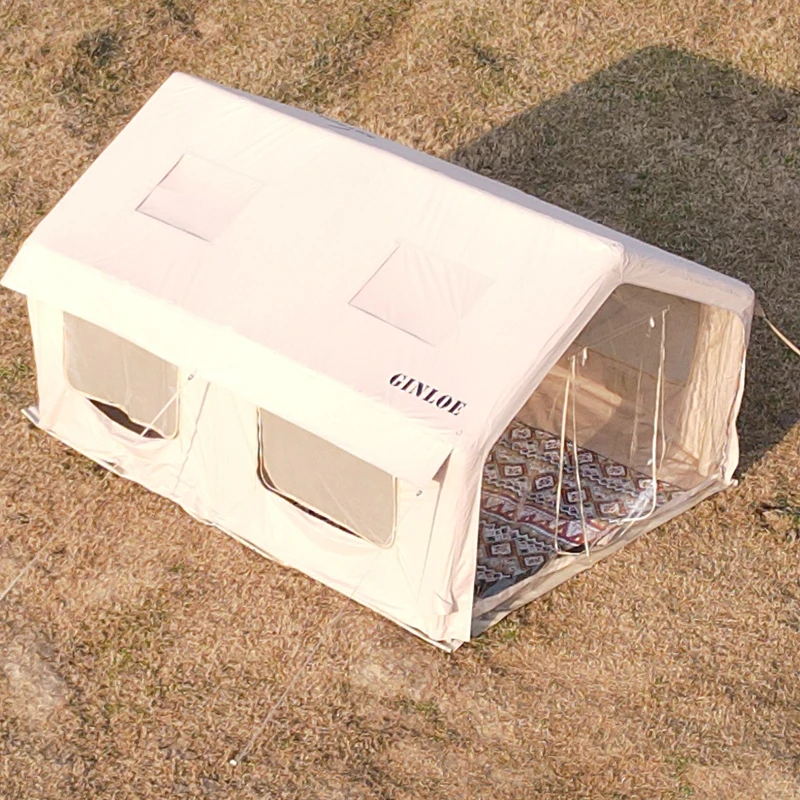 Outdoor Two-Room Waterproof Inflatable House Air Tent Household Family Inflatable Camping Tent for Sale