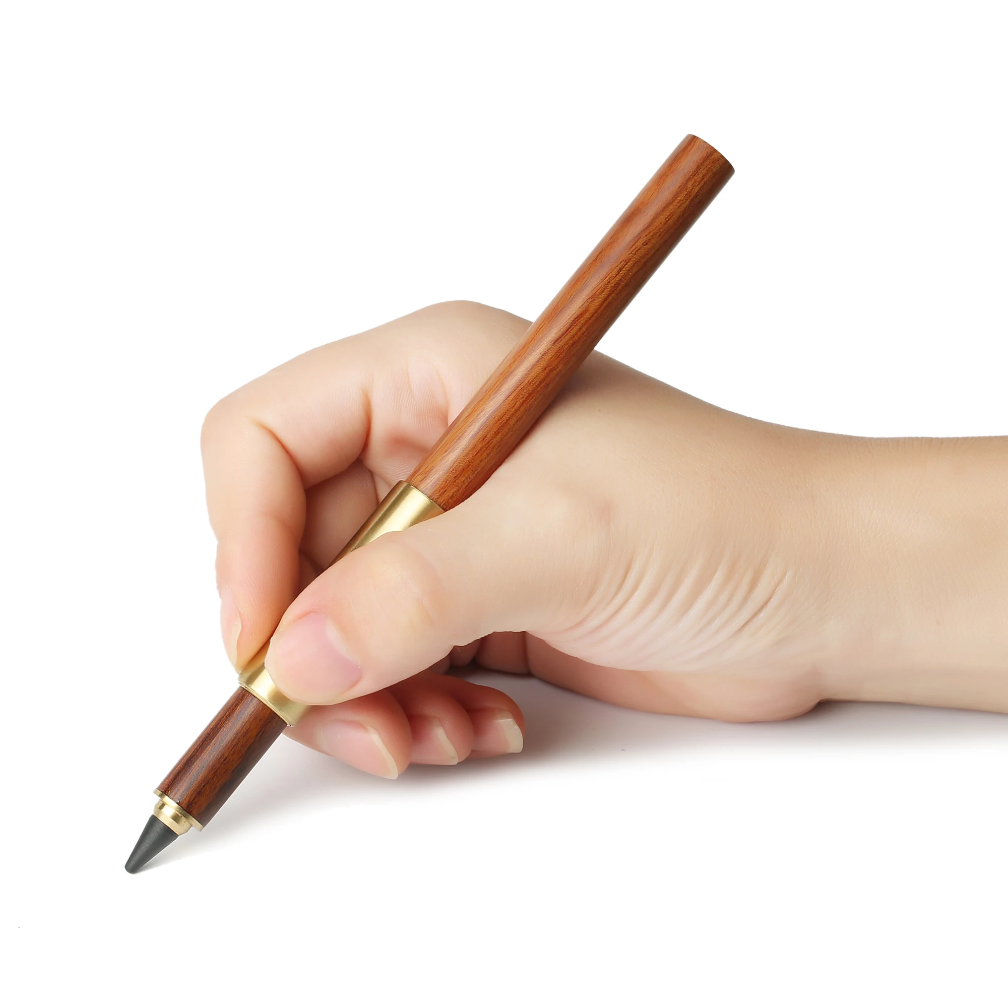 Eco Friendly Sketching Gift double Eternal nibs Pencil For Drawing HB Wooden Pencil