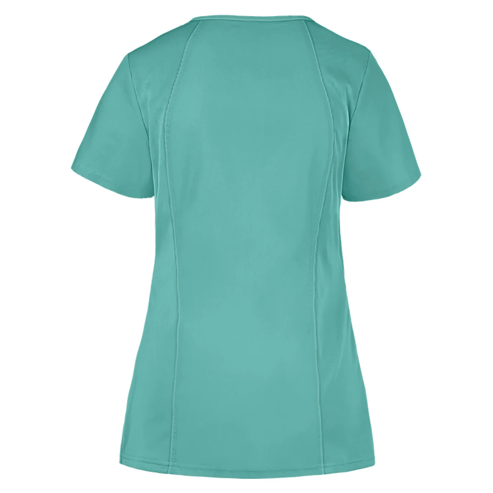 OEM Hospitality Shirt Uniform Logo Slim Scrubs Uniforms V Neck Top Uniform For Women