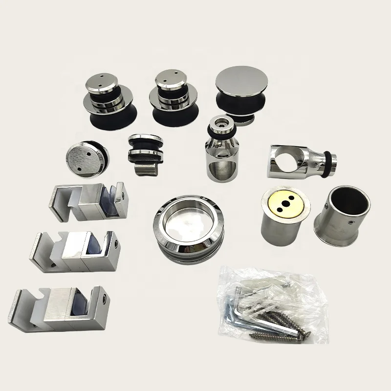 Hot sell double soft closing 8 wheel sliding door steel shower door roller glass sliding door system