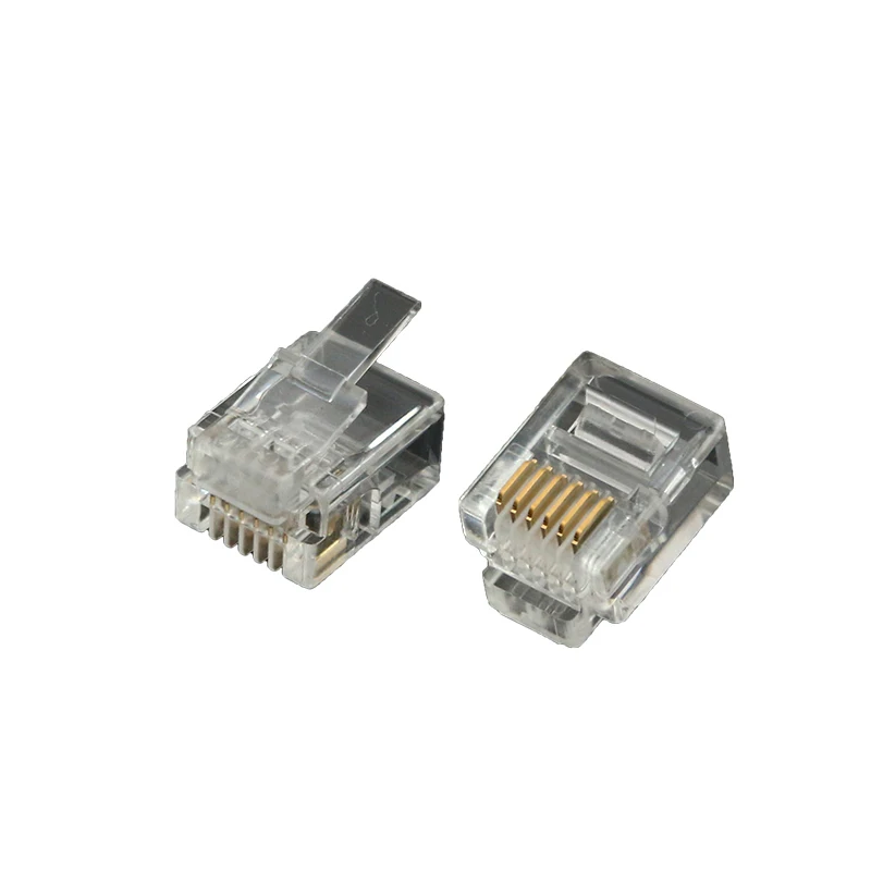 Высококачественный Мини-коннектор rj45 6P6C 6P4C 4P2C и коннектор RJ11 разъем rj