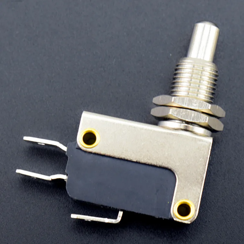 Large Size Metal Switch 3 Pin Push-On Push-Off Button Micro Switch Normally Open And Normally Close Function