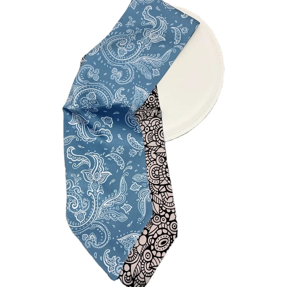 Satin Silk Narrow Two Edges Animal Print Scarves