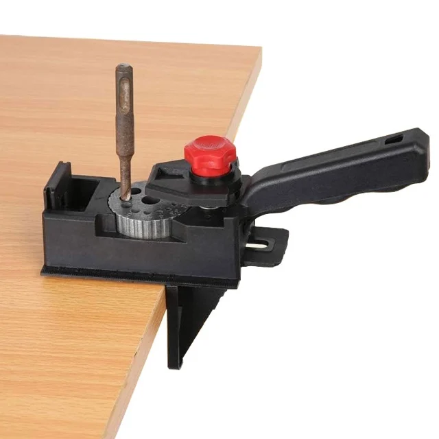 Portable Woodworking Hole Locator Woodworking Positioning Clamp 158-piece Kit for Precisely Positioned Plug Holes
