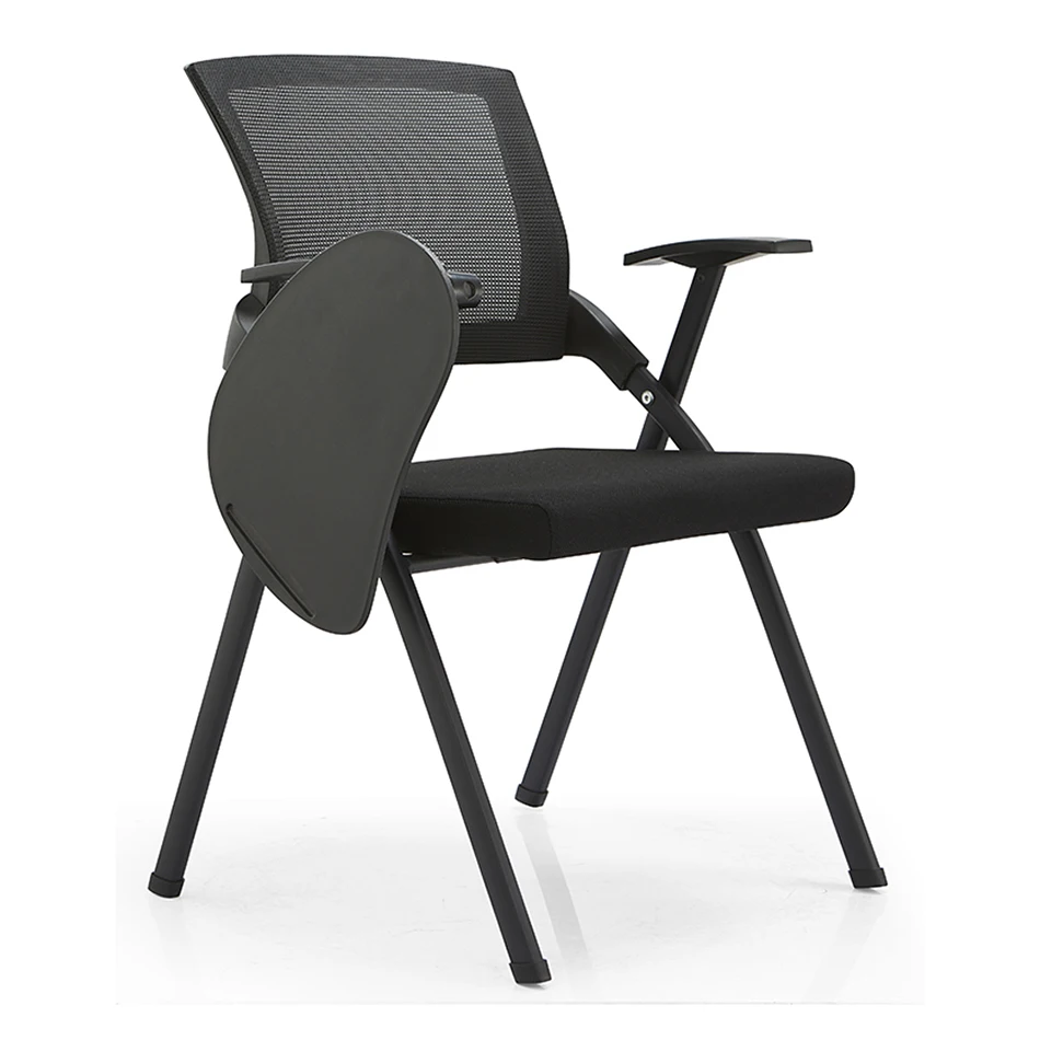 Classic Foldable School Study Desk Training Chair With Writing Board Table And Chair Integrated