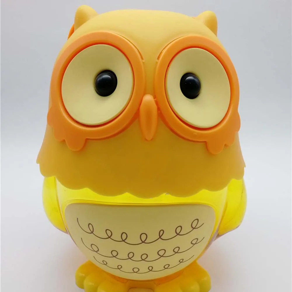 Qinqin Owl Animal Shaped with piggy bank Cup Jelly with Fruit Flavors