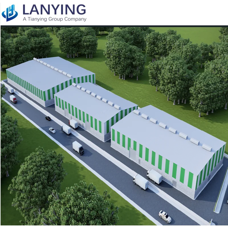 Hot-Dip Galvanized Prefab Steel Structure Metal Warehouse Building for Steel Workshop Available for Sale