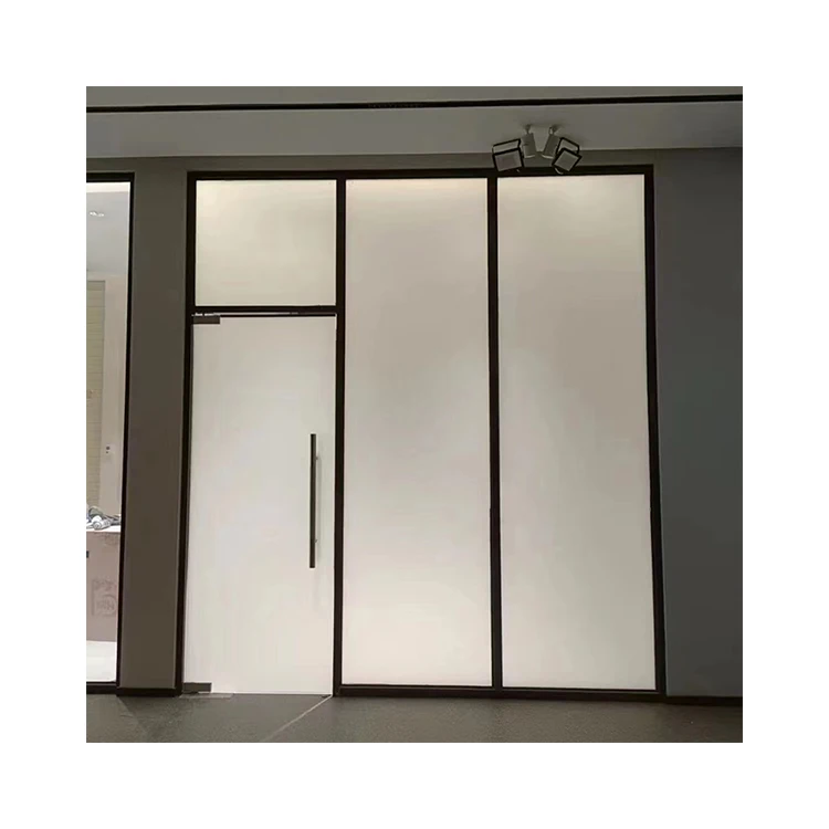 Ultra Clear Office Decorative PDLC Adhesive Smart Window Film For Office Glass