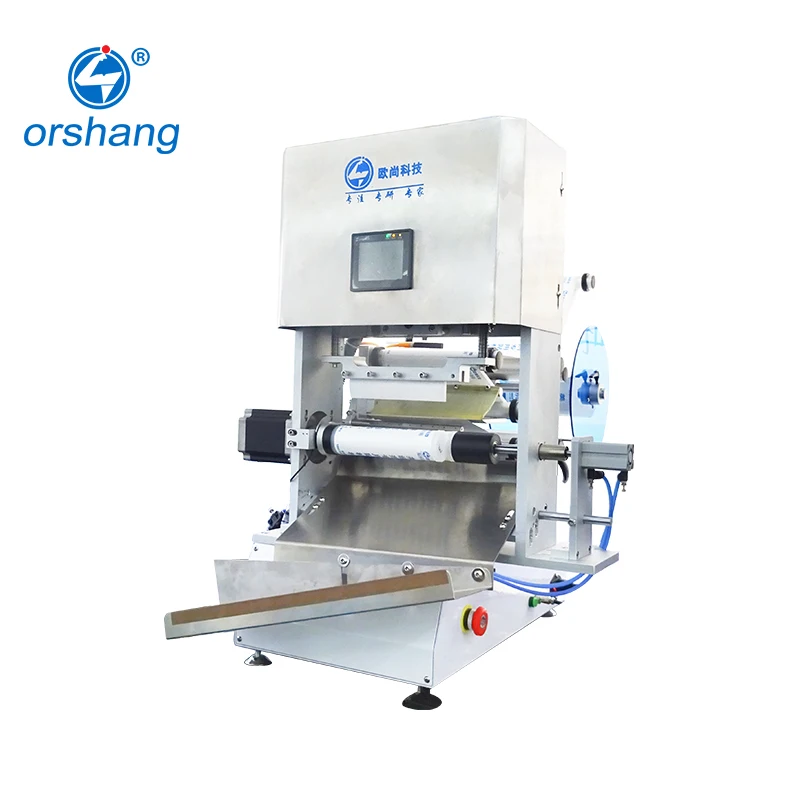 2021 Hot Sale Semi Automatic Double Tube Sewing Agent Bottle Labeling