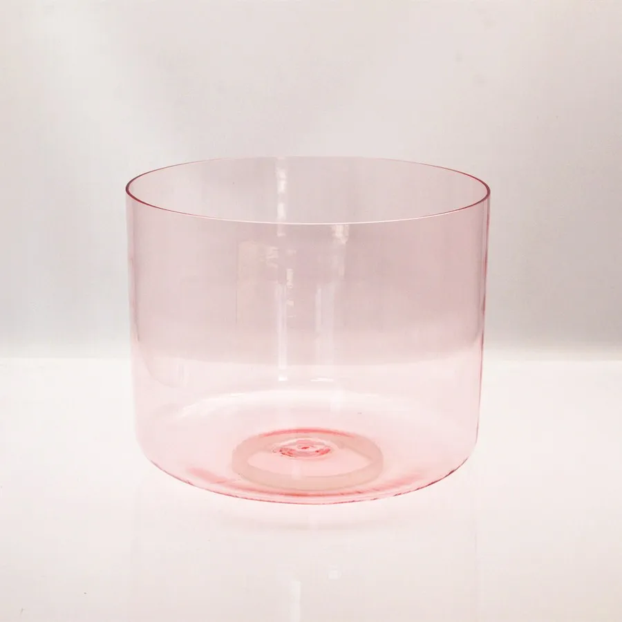 HF Pink Rose Crystal Singing Bowl