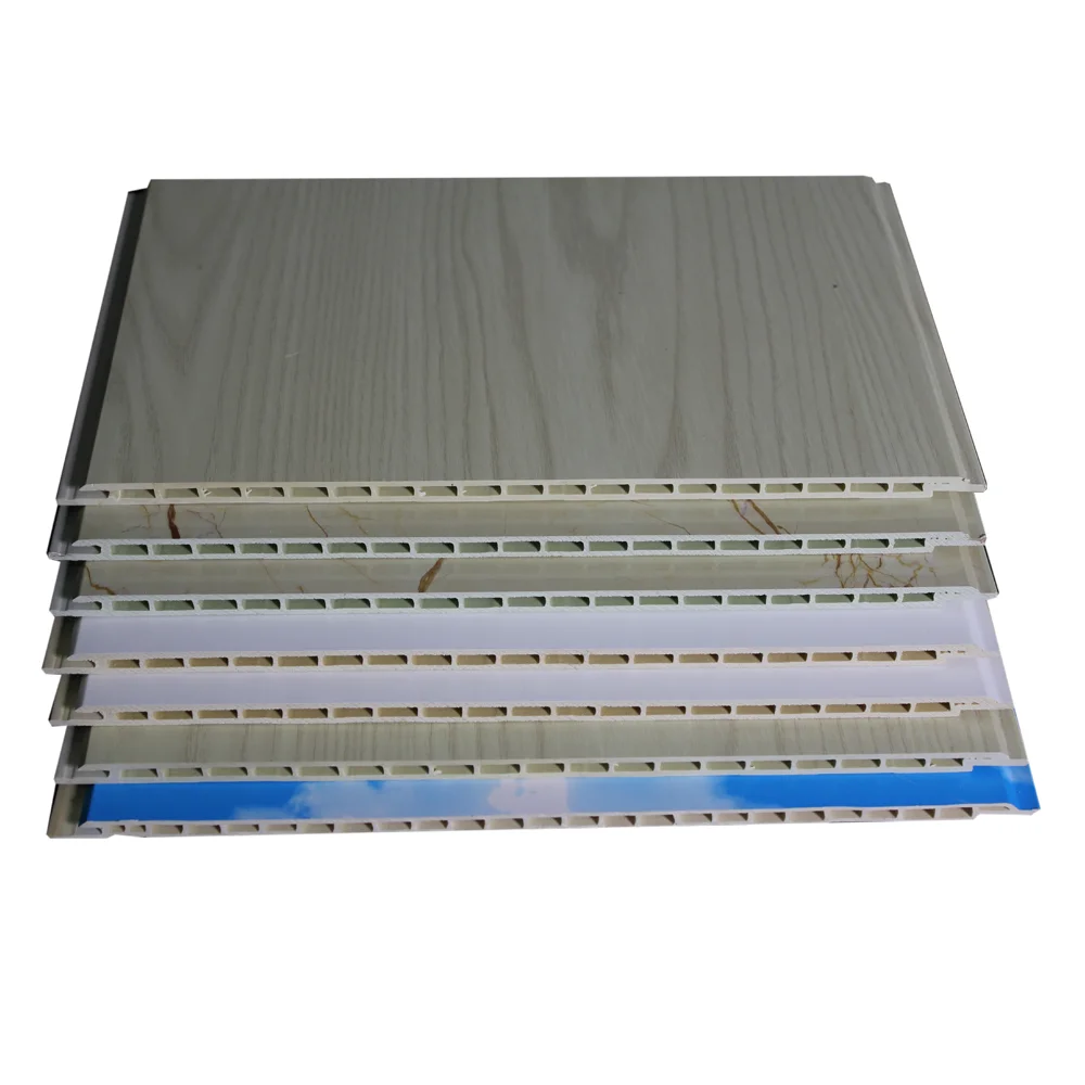 Wood plastic interior decorative wall panels