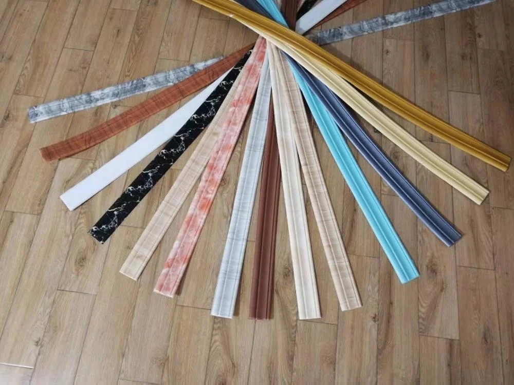 2020 Factory direct supply PE foam self adhesive skirting line xpe foam wall sticker wall decoration 3d pe foam wallpaper