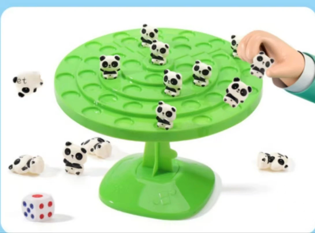 Montessori Balance Tree Of Panda Battle Game Training Concentration Interactive Educational Toys For Children