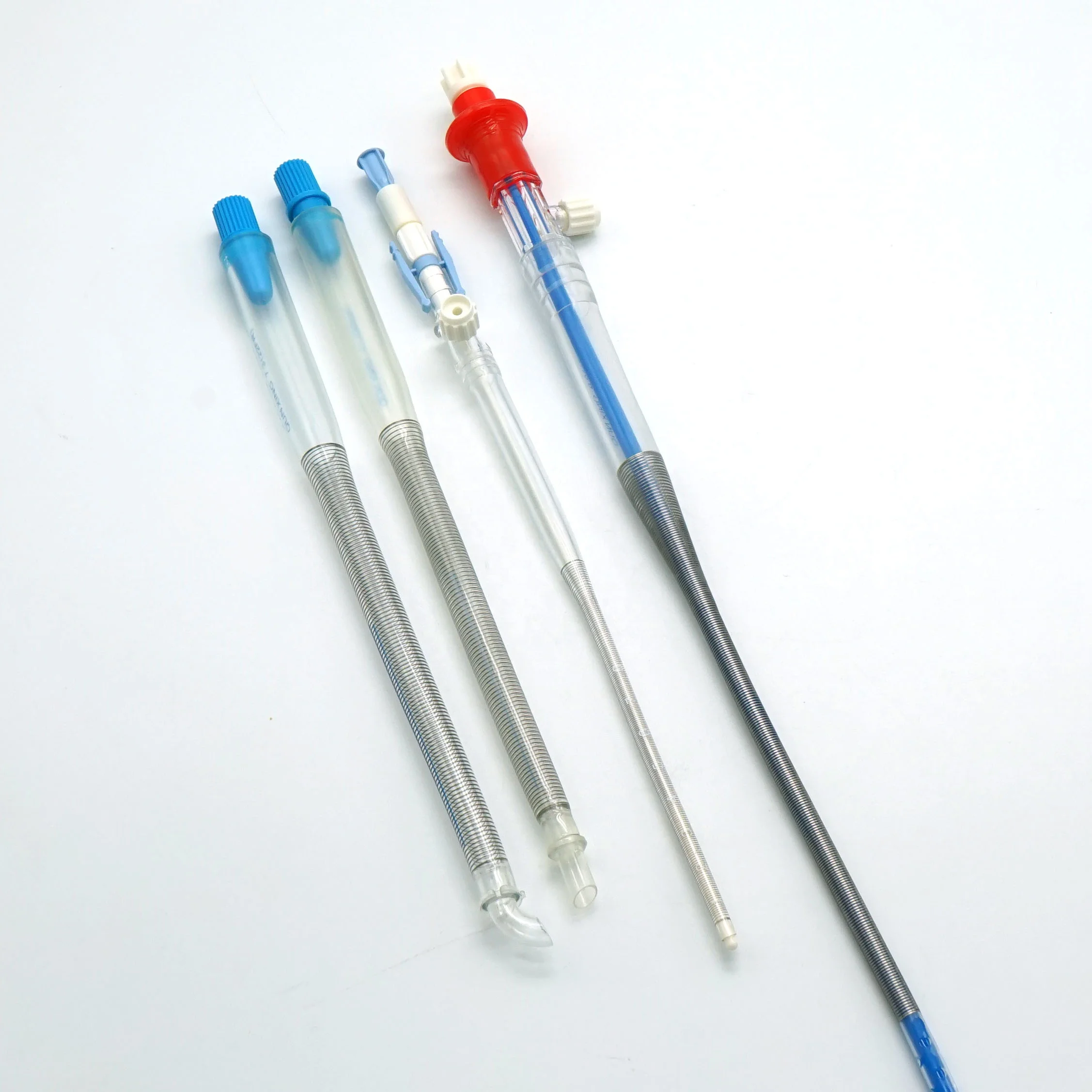 wire-wound Reinforced  Arterial Cannula  45 degree curved  tip ,without ring