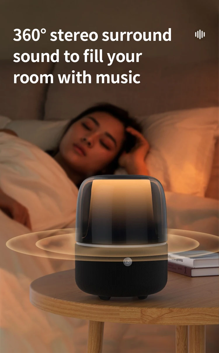 Soaiy Sh77 Professional 3d Stereo Surround Sound Wireless Speaker Subwoofer Rgb Long Battery Life Mini Home Speaker